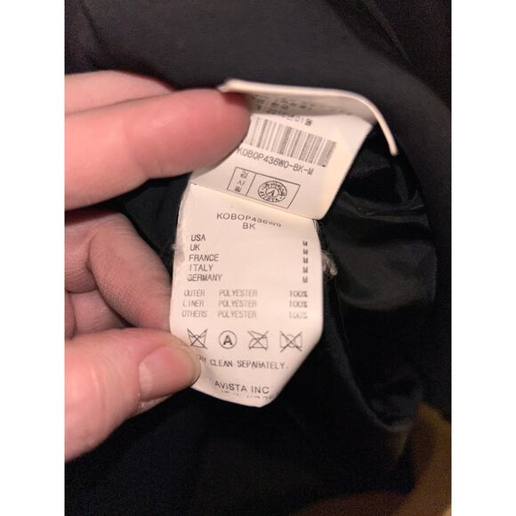 Kai-Aakmann Preppy Academia Kawaii Black White Pleated Collar Shift Dress - Picture 9 of 9